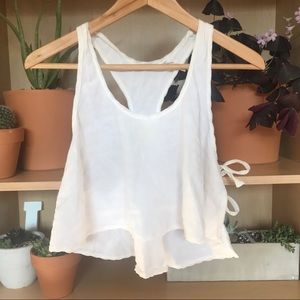 Urban Outfitters side tie crop top